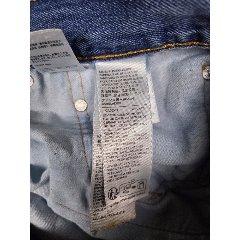 Levi's 550 Relaxed Fit Jeans Mens 36x30 Blue Denim Tapered Leg 00550-4891 - Picture 6 of 13